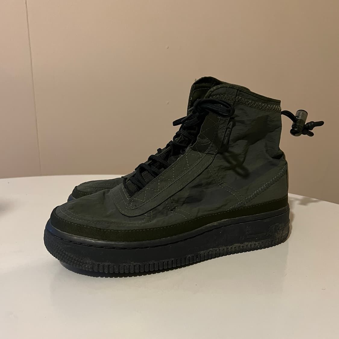 나이키 에어 포스 1 쉘 부츠 카키 그린 상품이미지1