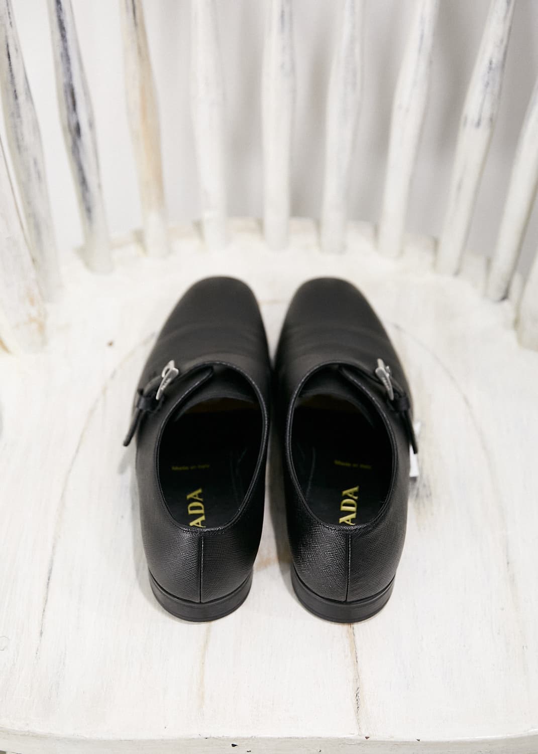 Saffiano Leather Monk Strap Shoes 상품이미지4