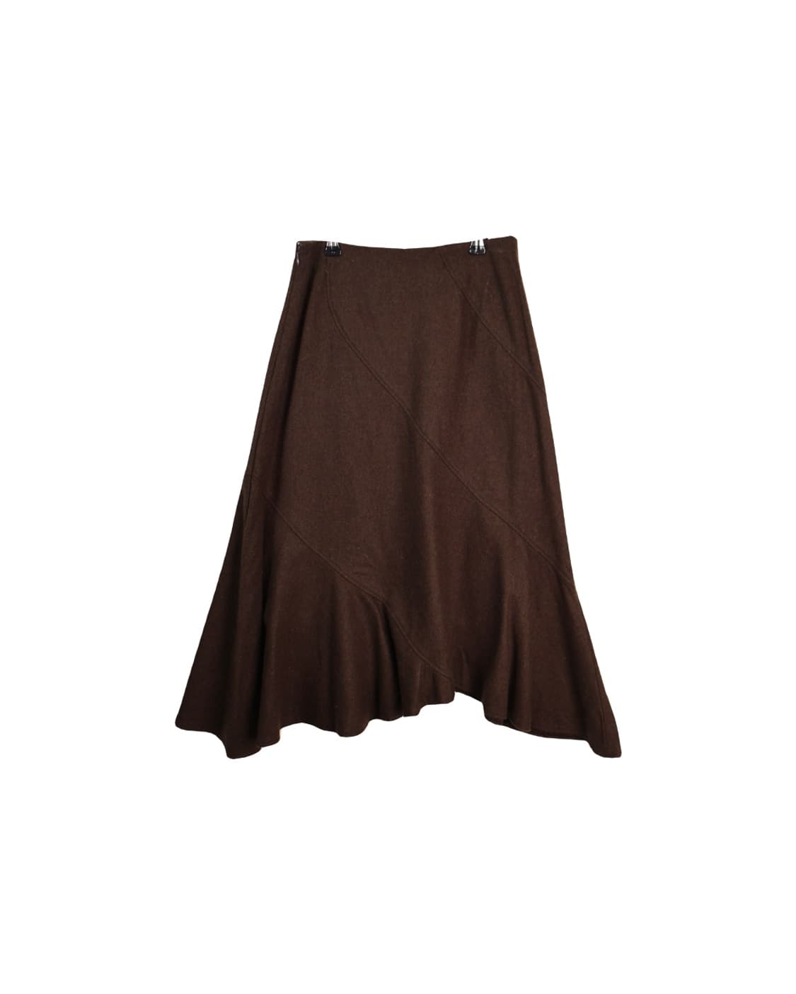 Amifur Brown Wool Midi Skirts 상품이미지6