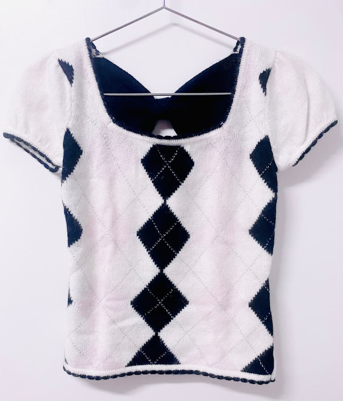 일브 왕리본 검핑 로걀 탑 상품이미지1