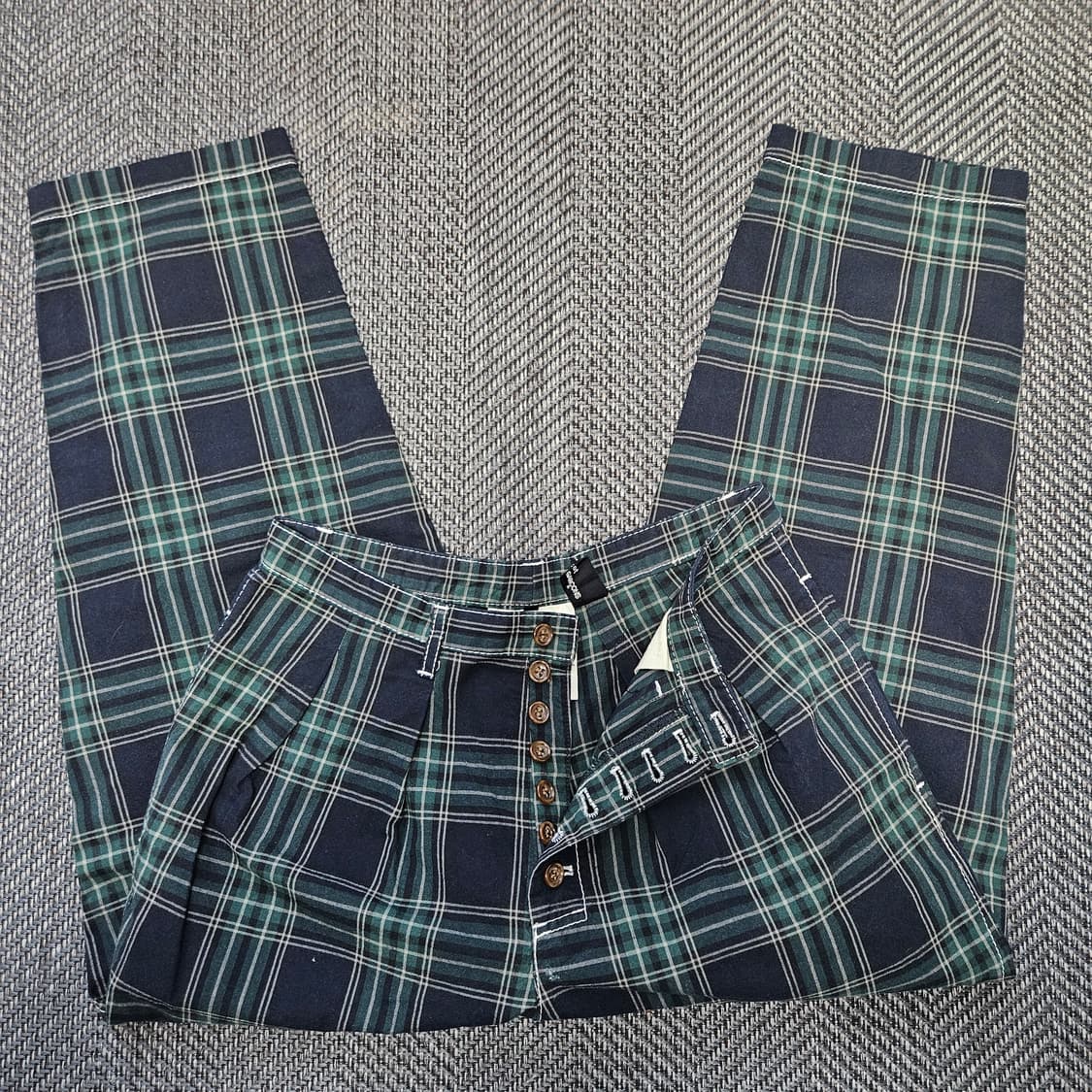 꼼데가르송 체크바지 m 상품이미지3