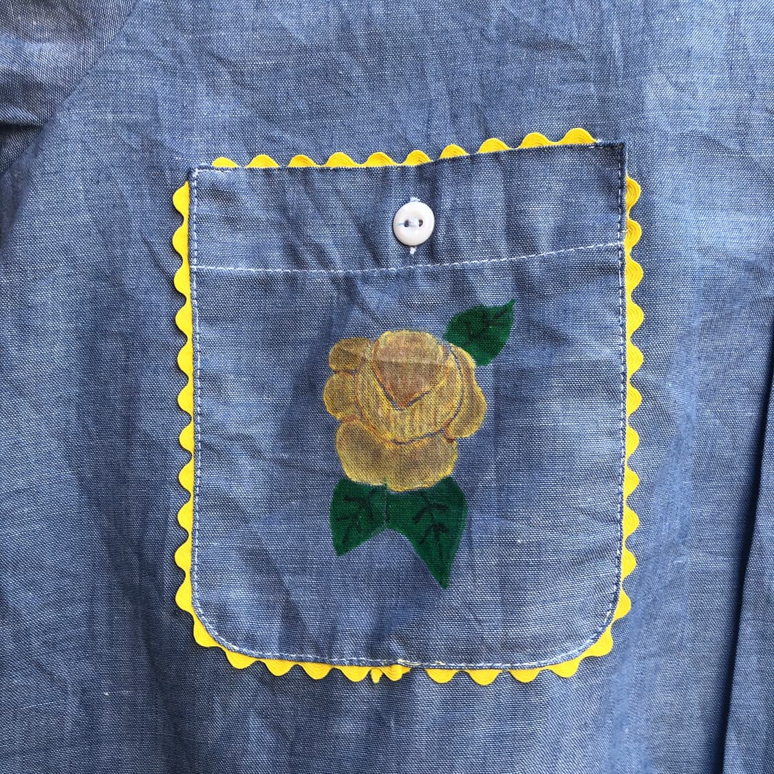 70s Bigmac chambray shirt-M 상품이미지2