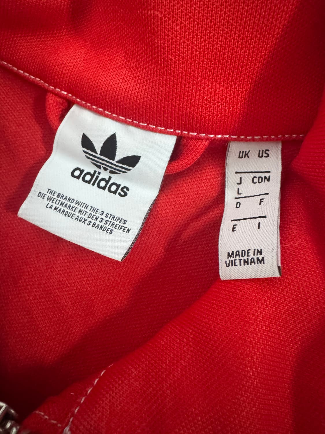 희귀! 여성 아디다스 x 피오루치 삼선 크롭 져지 트랙탑 상품이미지3