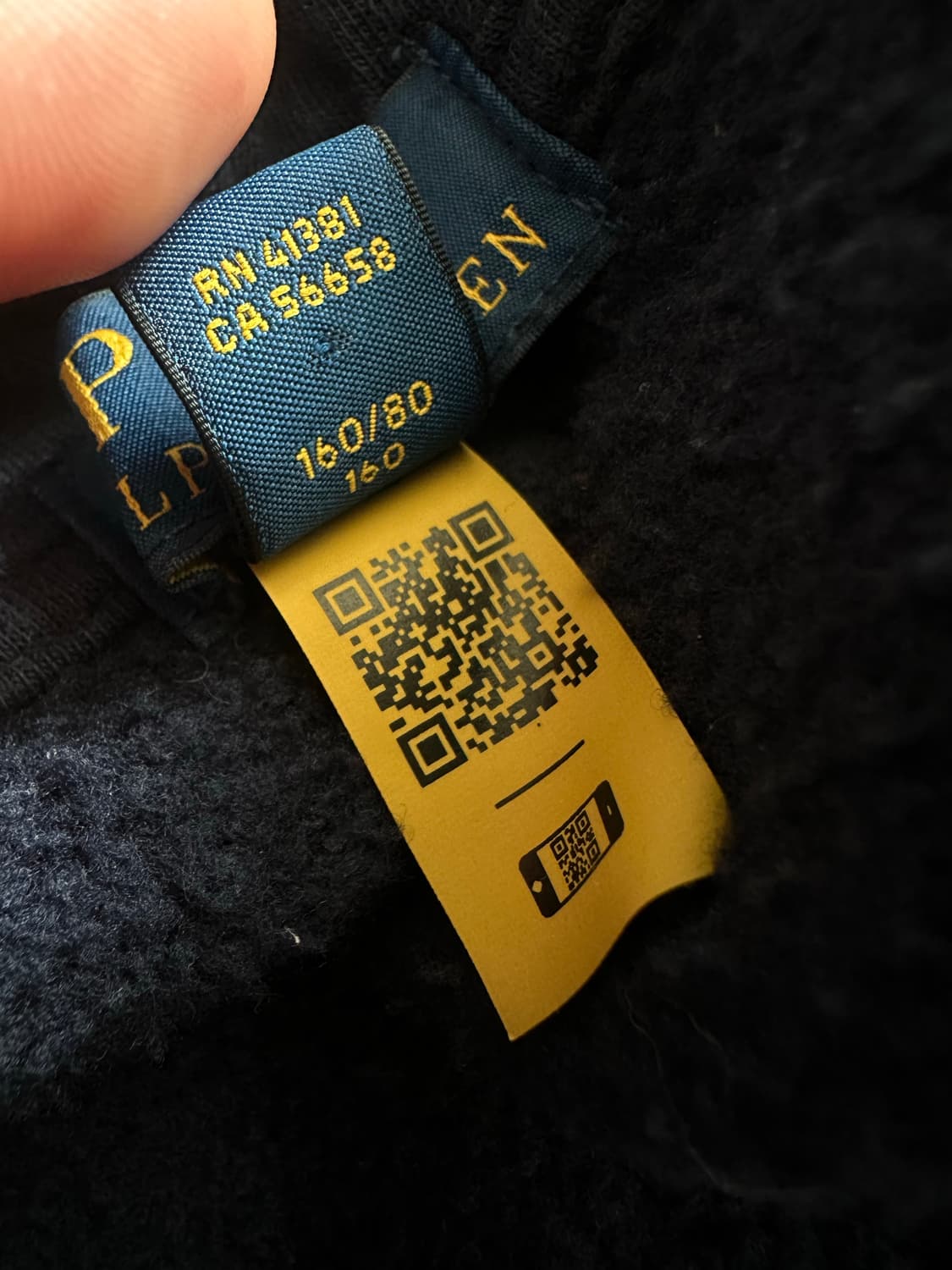 폴로 랄프로렌 후드집업 네이비 상품이미지5