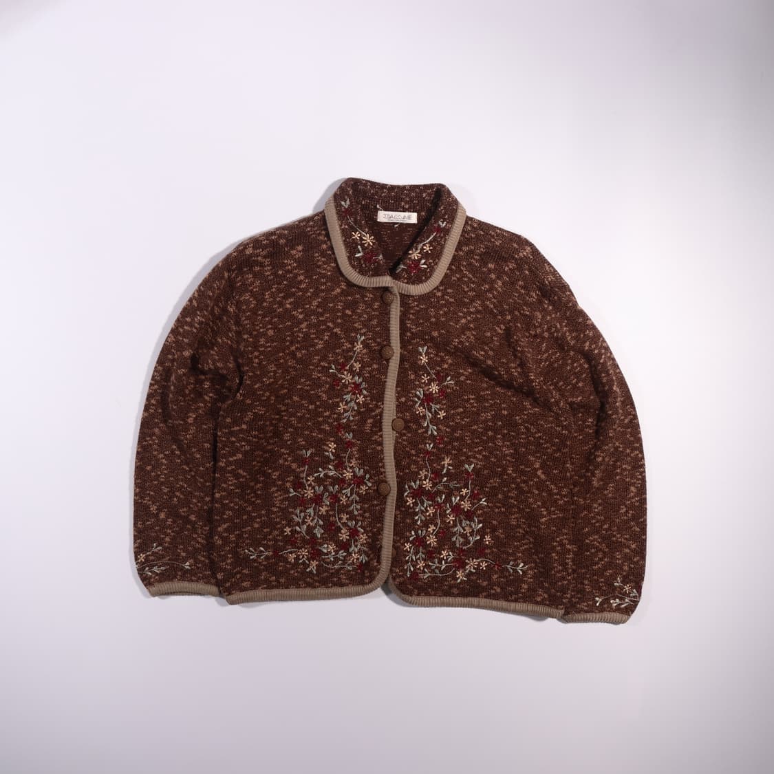 자수 니트가디건 B299 상품이미지1