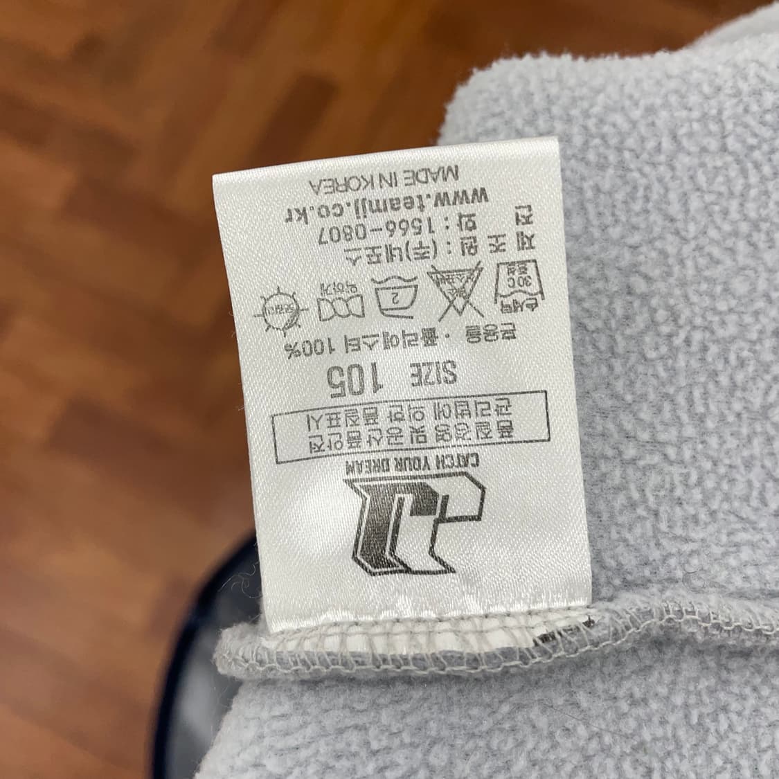 두산베어스 후리스 후드티 상품이미지3