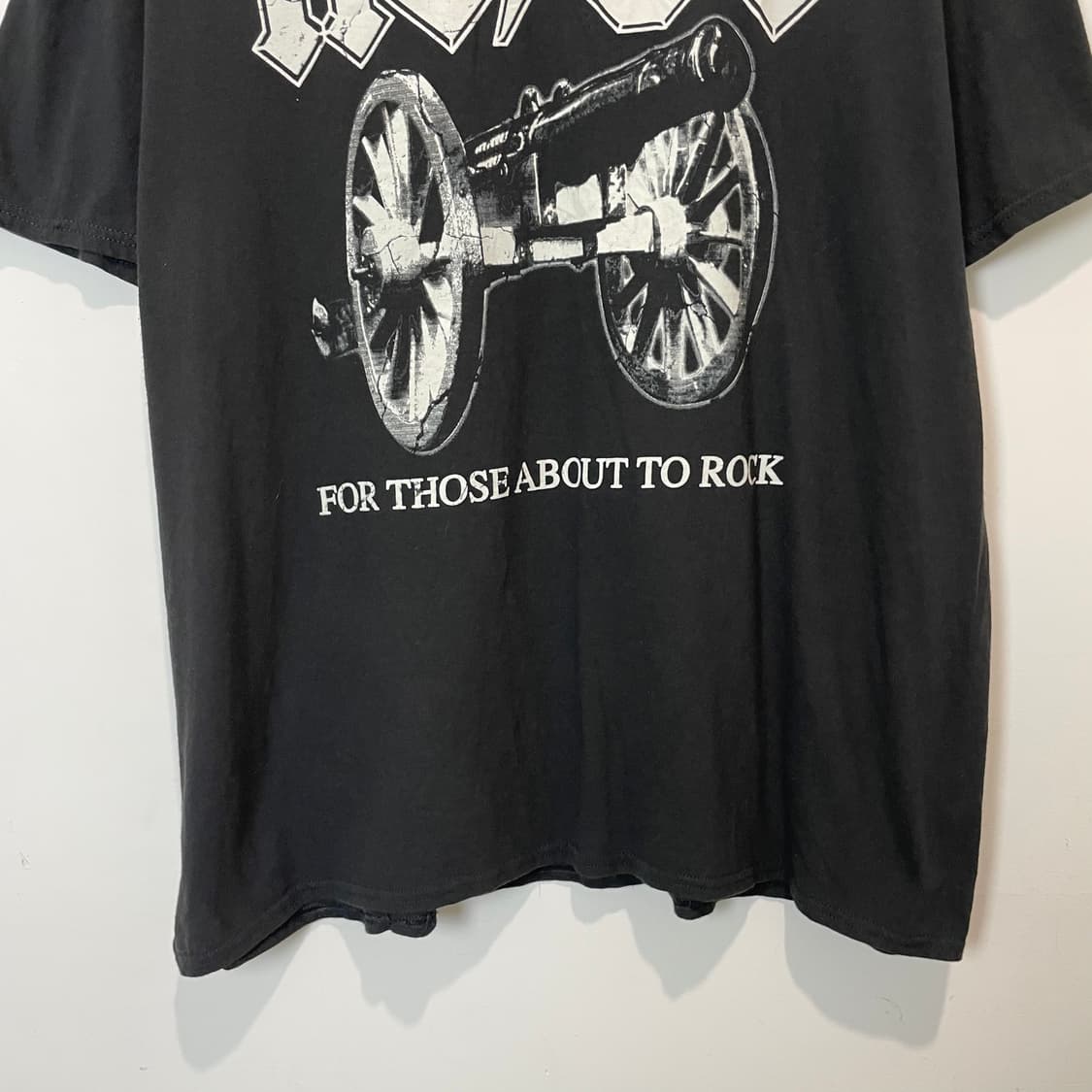 AC/DC 아트워크 반팔티셔츠 블랙 상품이미지4