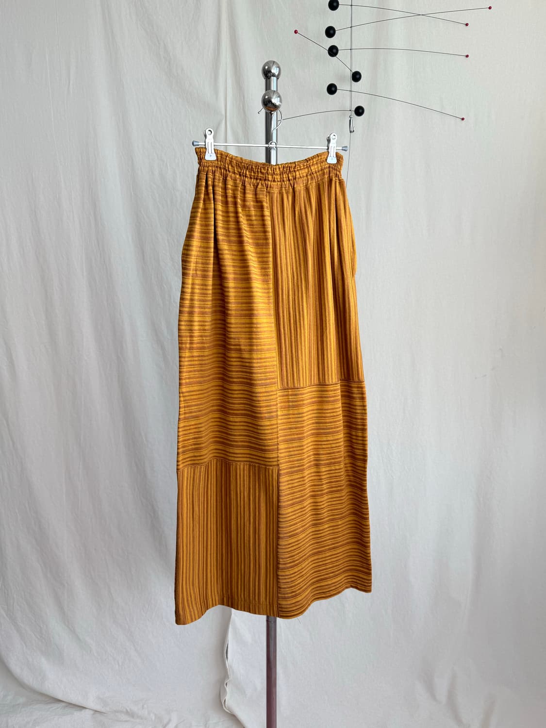 HAI by Issey Miyake 스트라이프 롱 스커트 상품이미지2