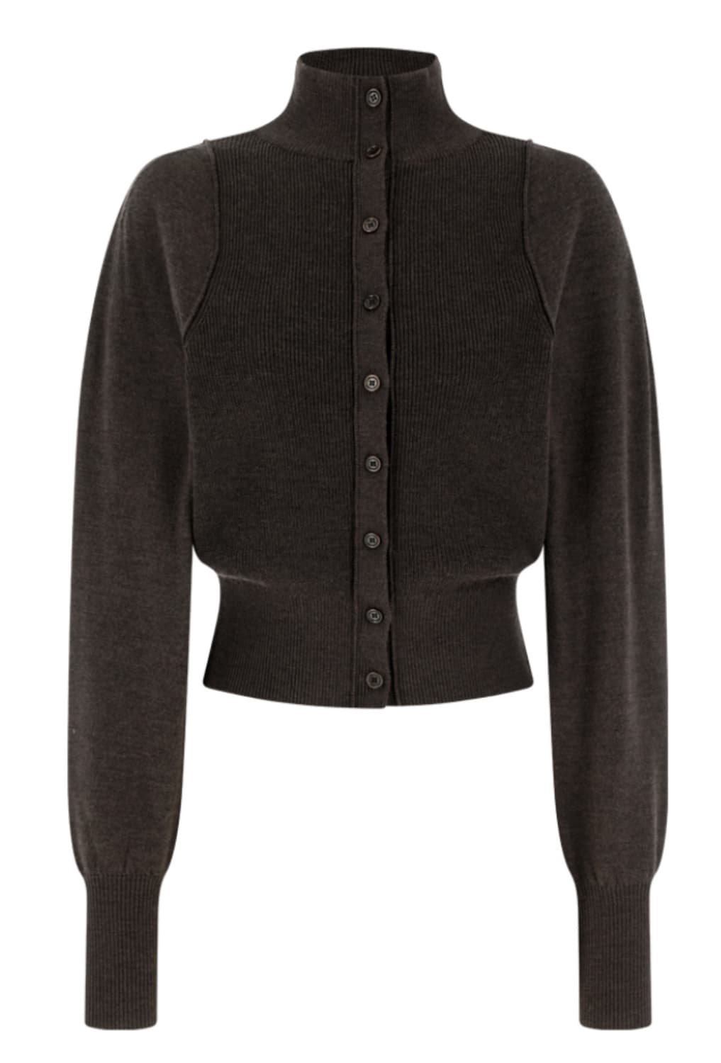 아모멘토 가디건 다크 브라운 상품이미지2