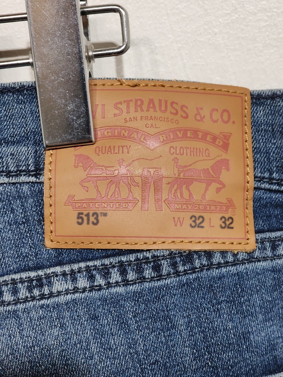 (33) 리바이스 513 청바지 연중청 스판 데님팬츠 140주년판  상품이미지5