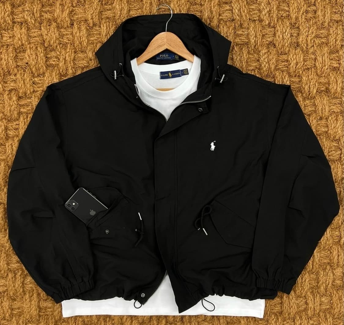 폴로 자수 후드 야상자켓 상품이미지1