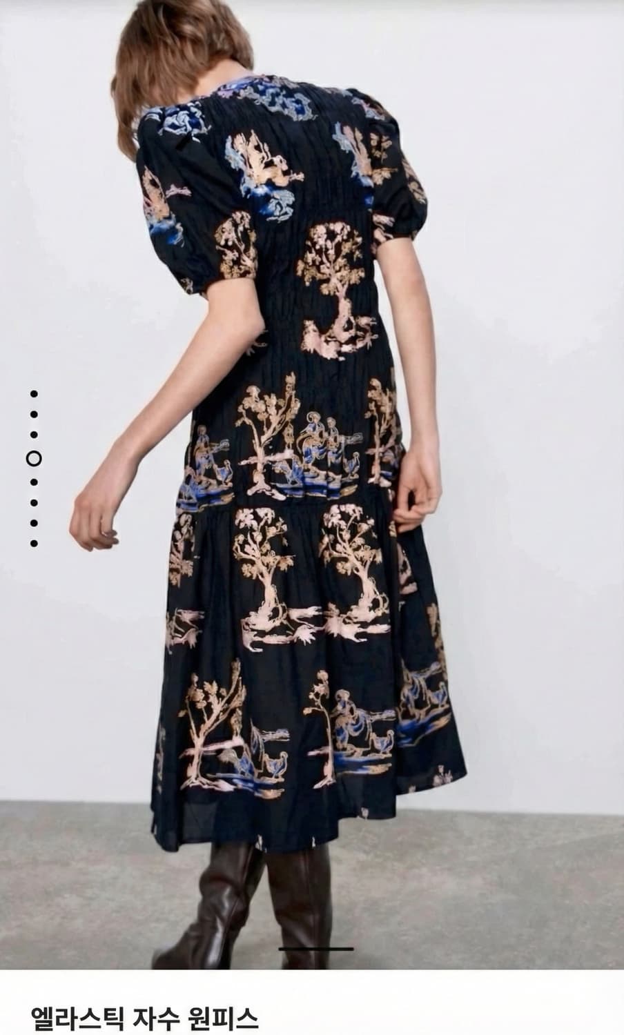 [ZARA] 엘라스틱 자수 원피스 상품이미지2