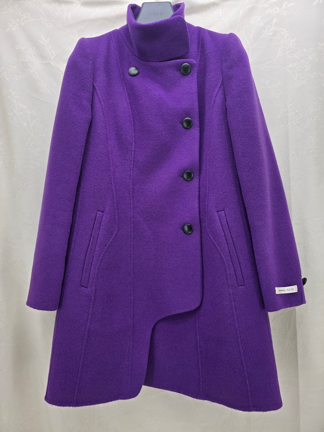 SJ SJ 퍼플 비대칭 코트 55사이즈 상품이미지1