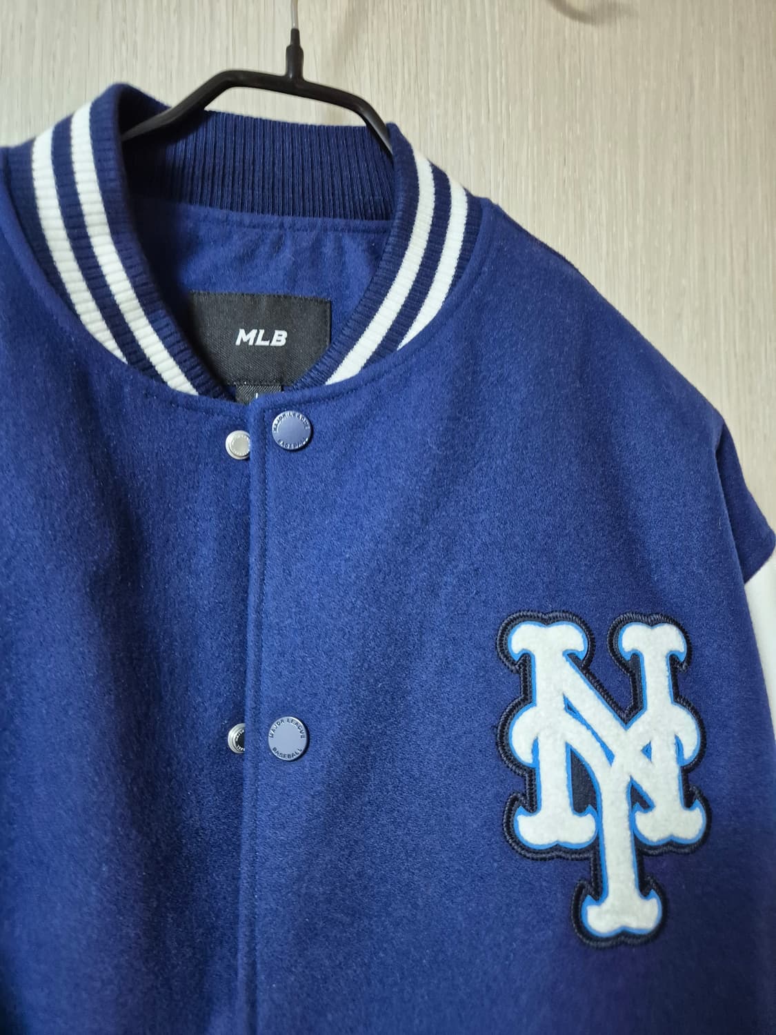 (23년) MLB  엠엘비  네이비 스타디움 자켓 야구점퍼 100 상품이미지4