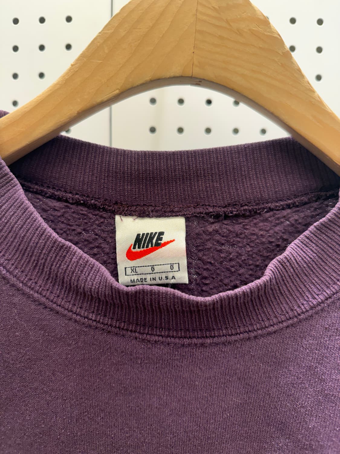 나이키 빅로고 스우시 크루넥 퍼플 U816 상품이미지5