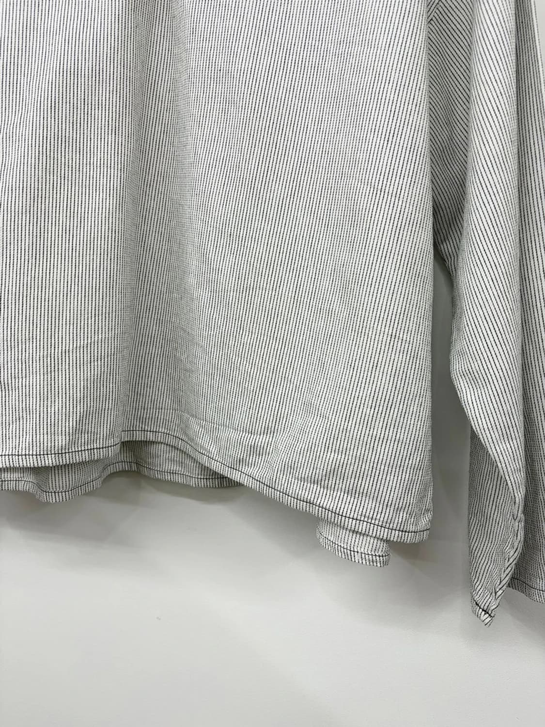마시모두띠 스트라이프 하프 플래킷 롱슬리브 PN9916 상품이미지3