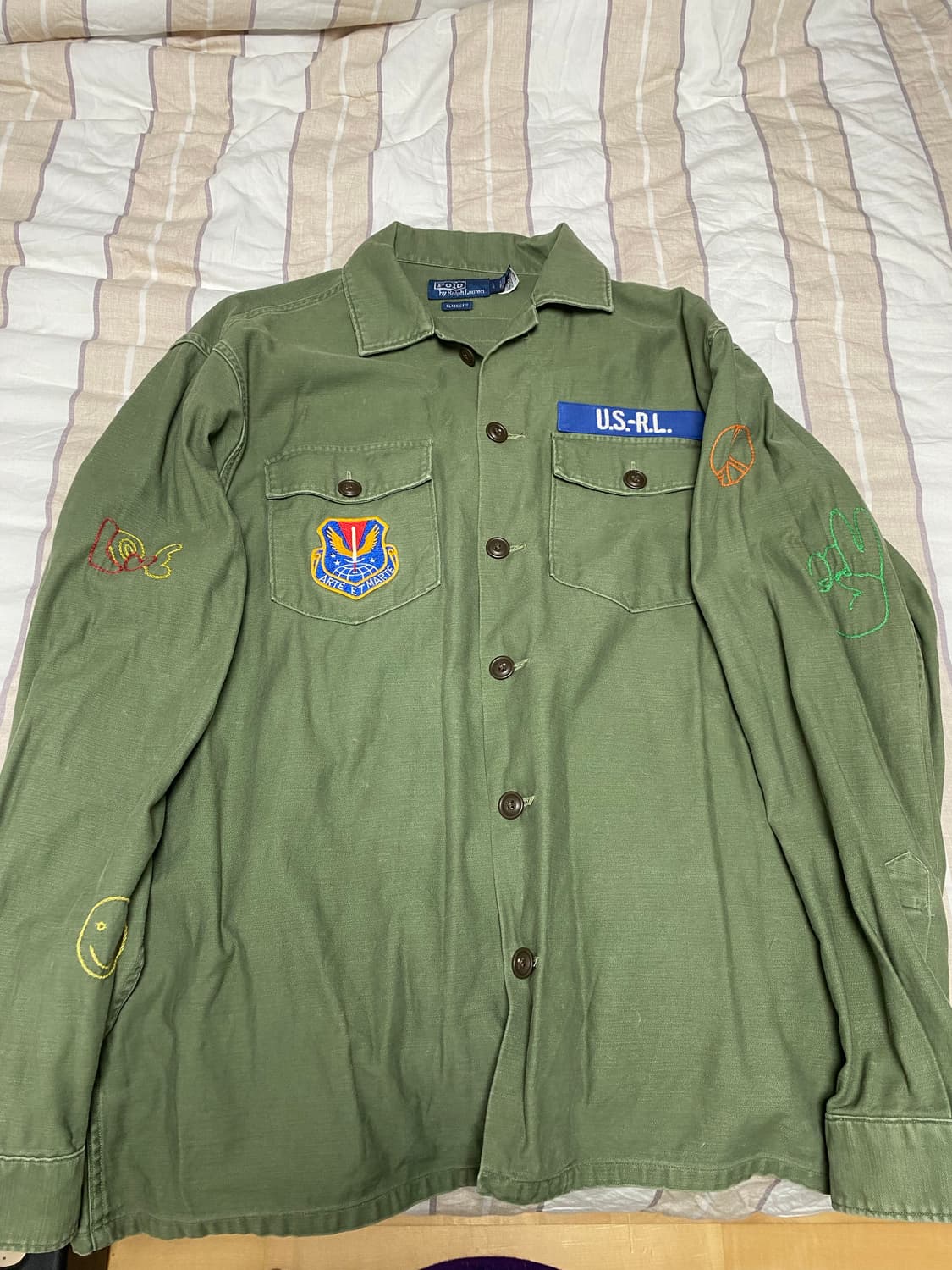 폴로 클래식핏 피스 러브 폴로 셔츠 상품이미지1