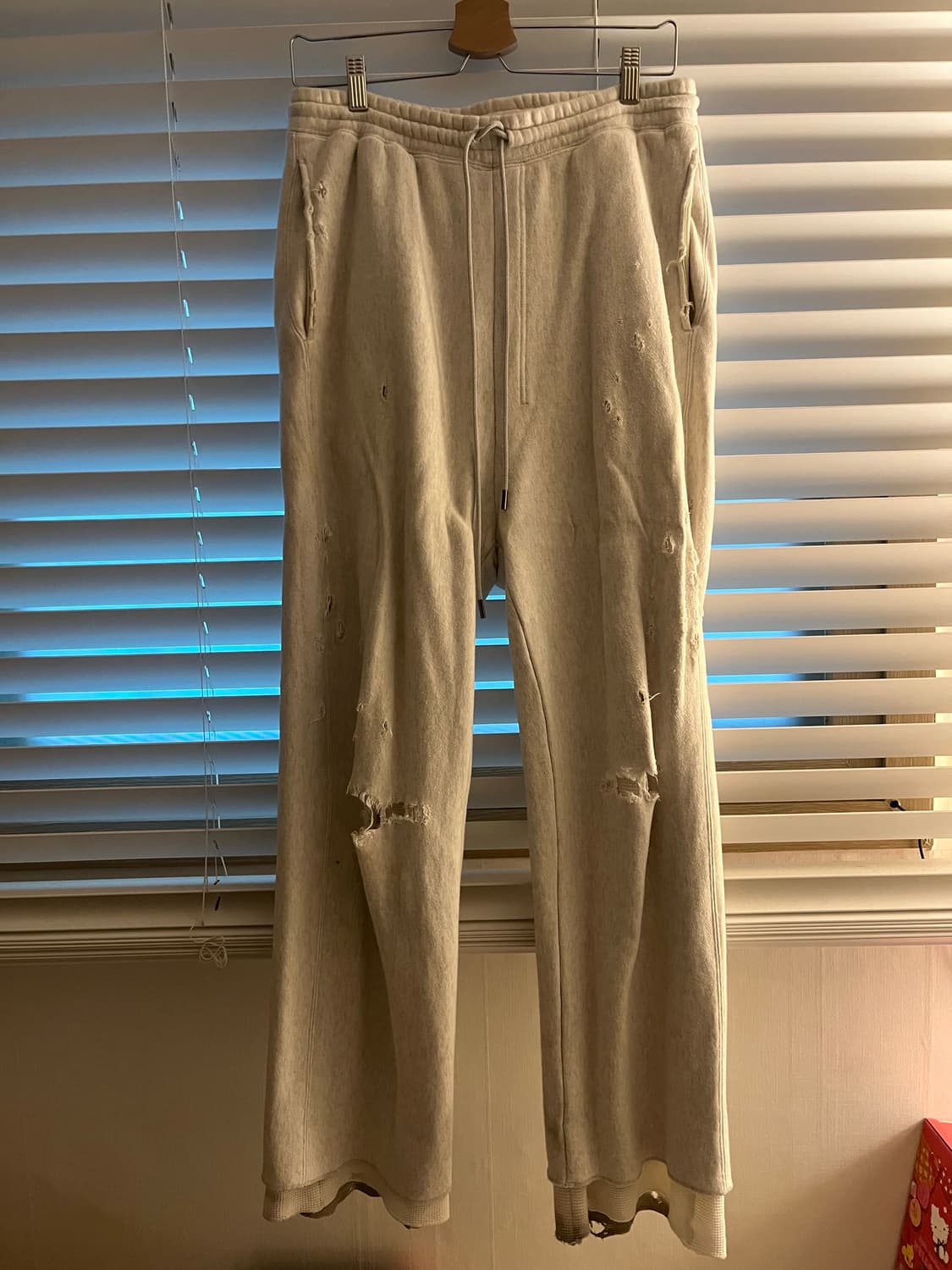 ANCELLM 데미지 스웻팬츠(2) 상품이미지1