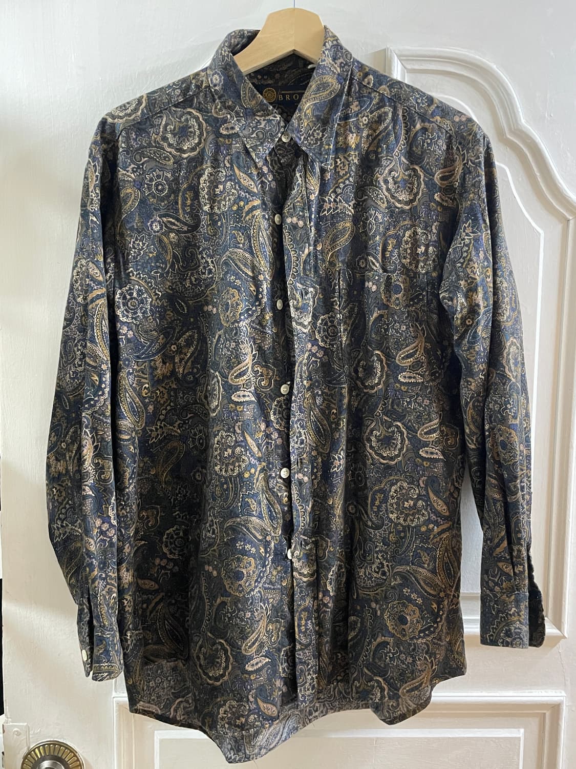 페이즐리 패턴 셔츠 상품이미지1