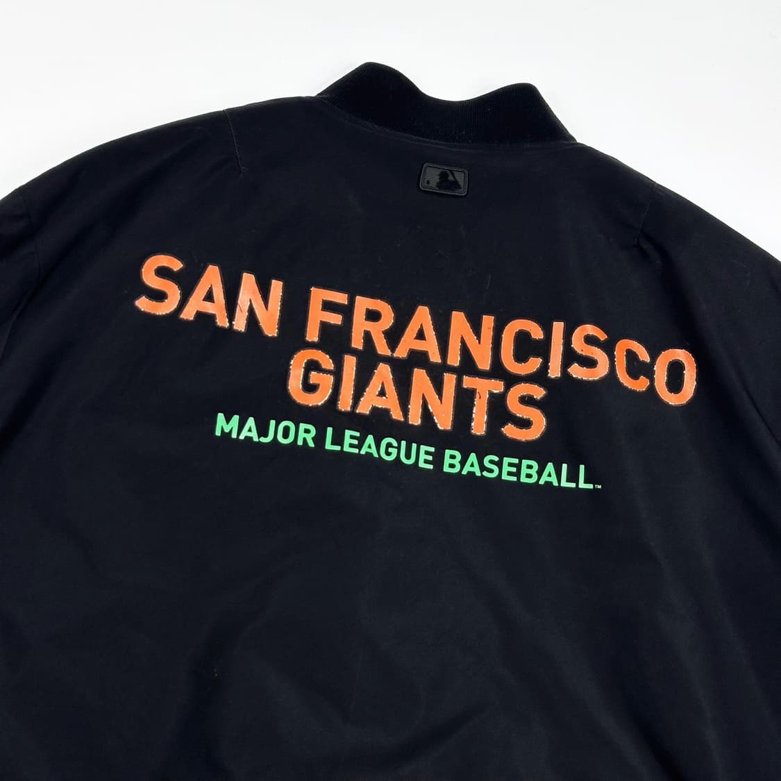 MLB 샌프란시스코 블랙 바시티 스타디움 자켓 (M) 상품이미지4
