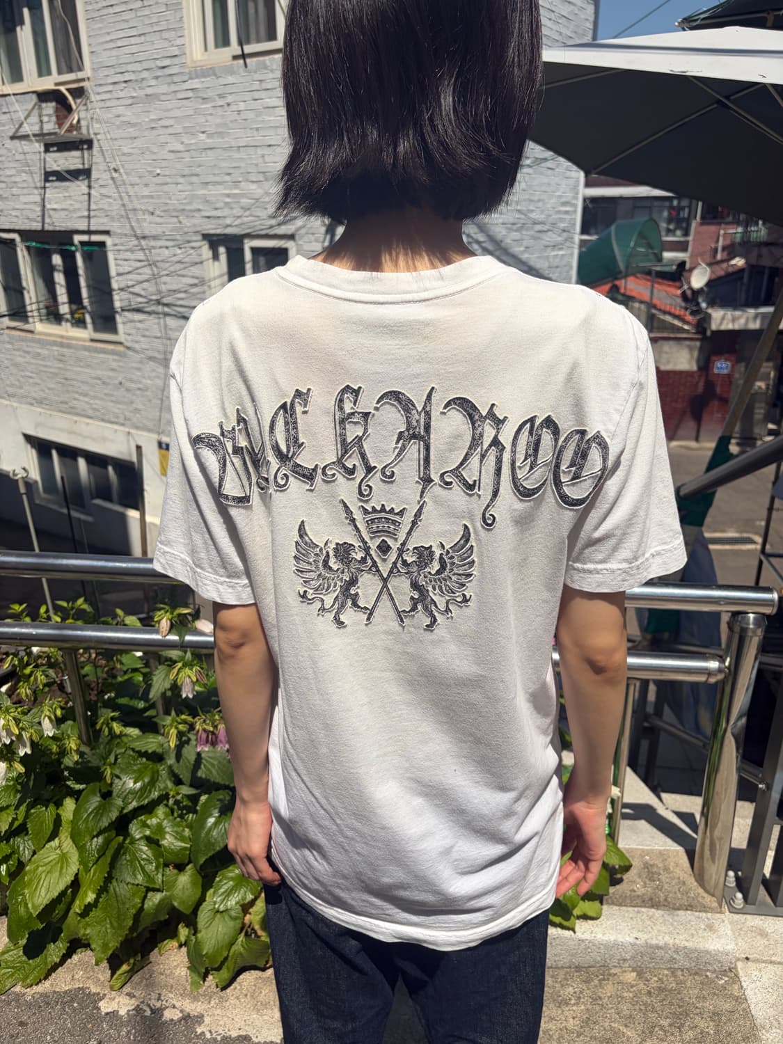 Buckaroo 스컬 윙 그래픽 티셔츠 M 상품이미지3