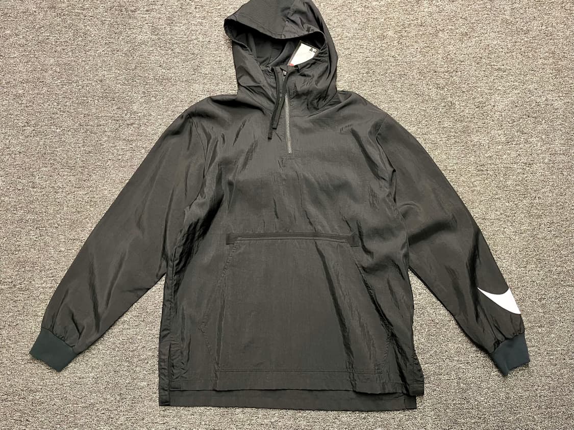 [100] 나이키 우븐 패커블 아노락 자켓 블랙 L 새제품 상품이미지1