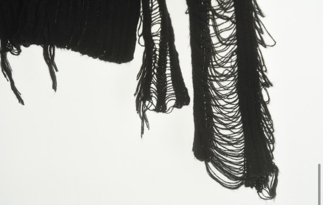 펑크 데미지 니트 갸루 y2k punk 그런지 상품이미지2