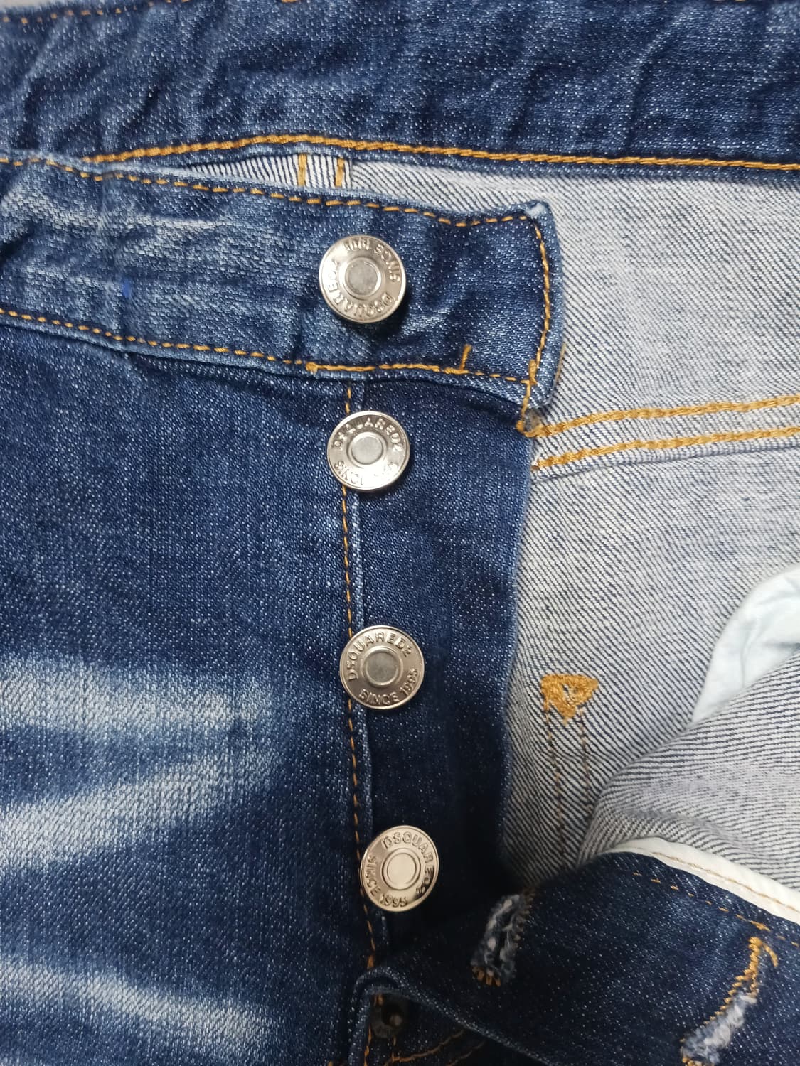 [50] 디스퀘어드2 멀티페인트 스팟 타이디바이커진 청바지 34 35 상품이미지6