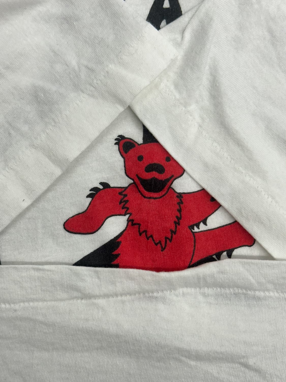 Late 80s 그레이트풀데드 댄싱베어 티셔츠 L 상품이미지4