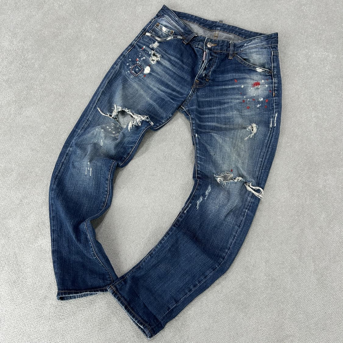 디스퀘어드2 데미지 워싱 청바지 33 상품이미지1