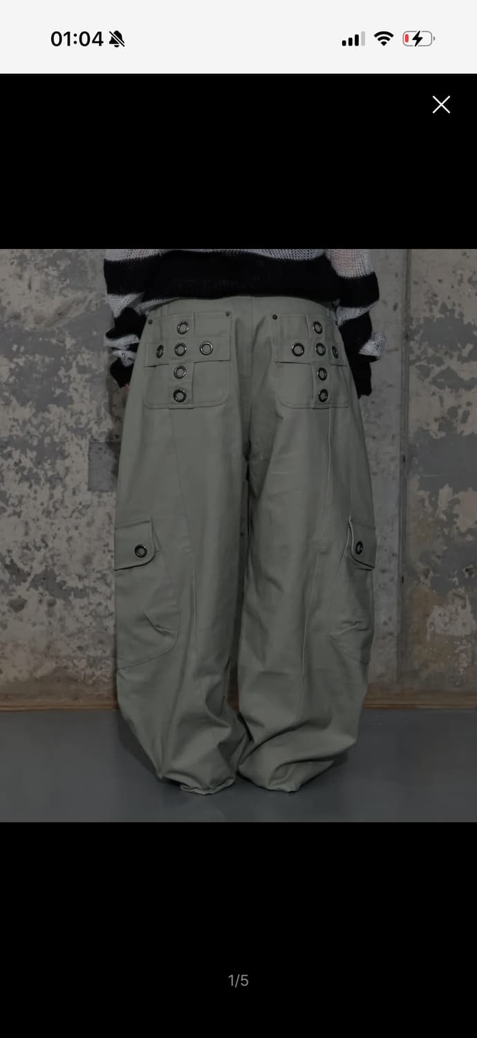 크로스 포켓 카고 팬츠 (ASH KHAKI) F25ZD976 상품이미지3