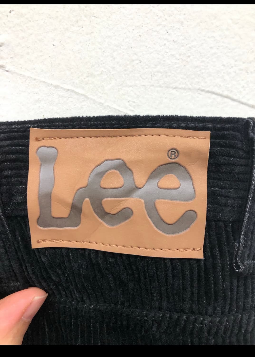 Lee 코듀로이 팬츠 블랙 상품이미지5