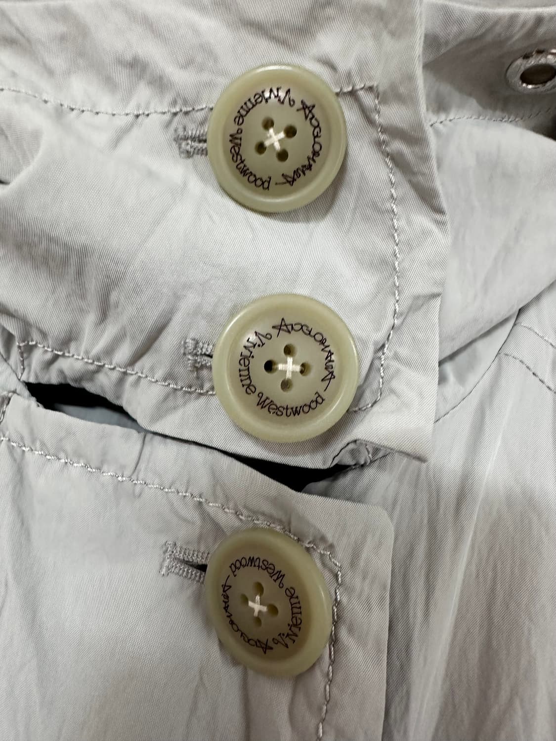 비비안웨스트우드 로고 후드 롱 트렌치코트 상품이미지5