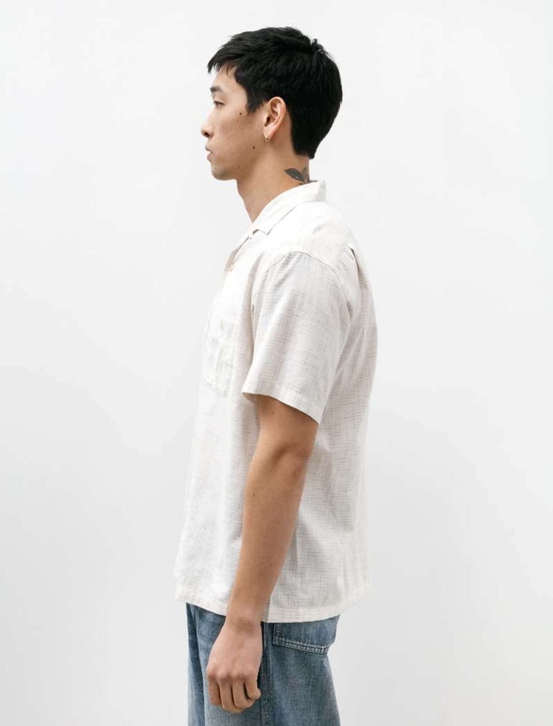 타이가 타카하시 LOT 112 SUR GUY 셔츠 헤더 아이보리 상품이미지8
