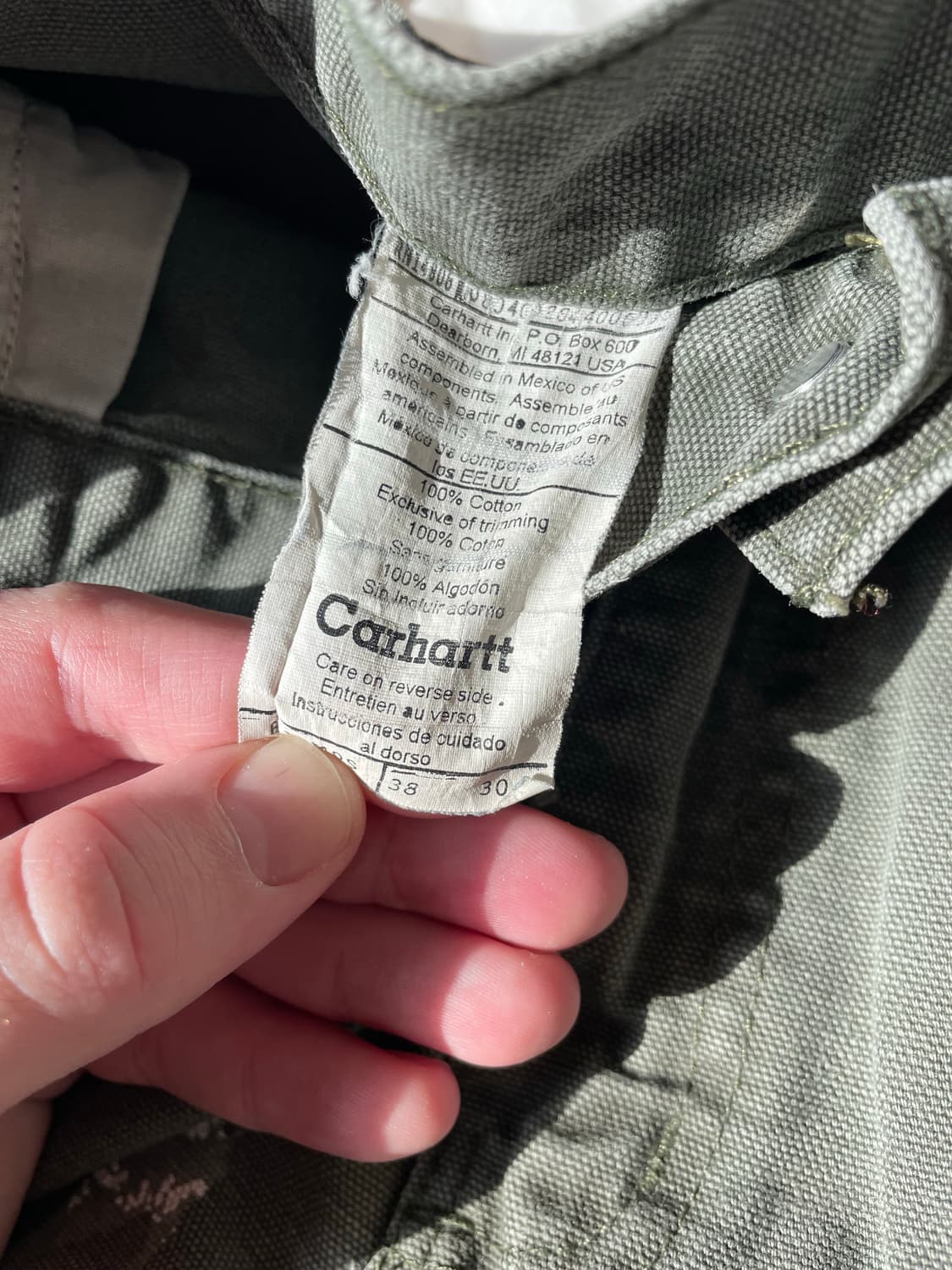 Carhartt green vintage pants  상품이미지3