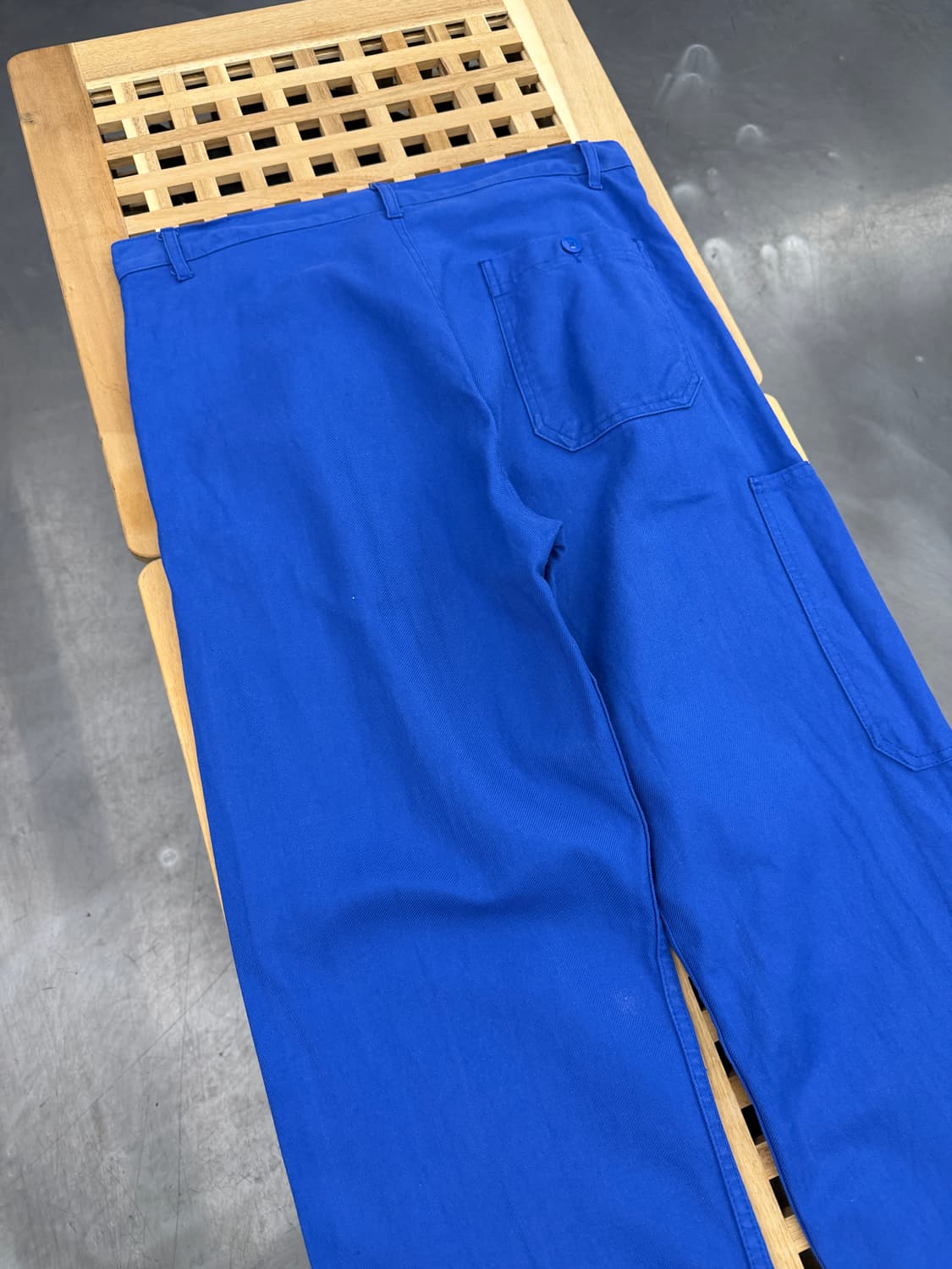 OLD VINTAGE WASHED BLUE FRENCH 프렌치워크팬츠 상품이미지10