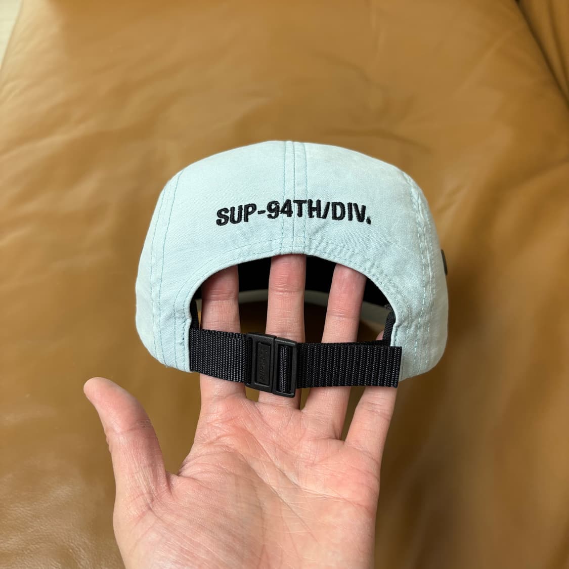 슈프림 캠프캡 모자 박스로고 24ss 밀리터리 라이트 블루 상품이미지8