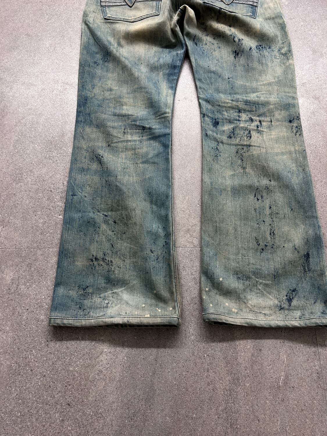 디젤 자티니 하드 워시드 더티 페인트 데님 상품이미지9