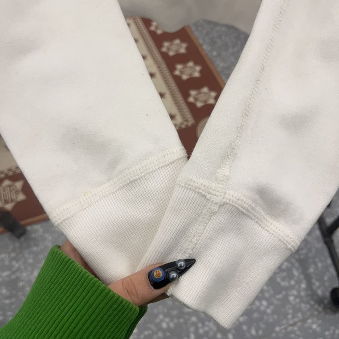 아베크롬비 레트로 Y2K 00's 기모 후드집업 M C08679 상품이미지8