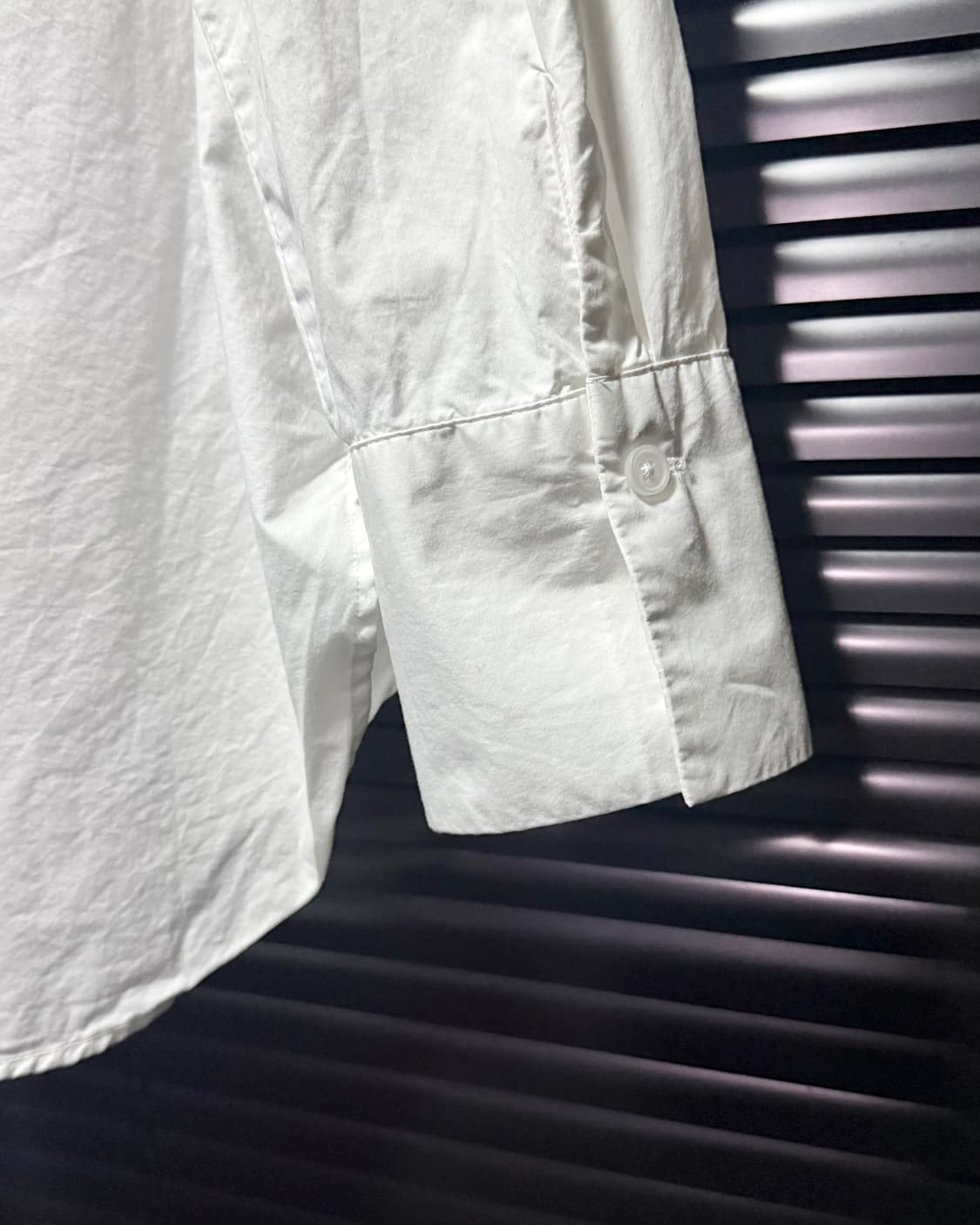 MIXXO 미쏘 화이트 흰색 오버핏 셔츠 남방 갸루 로리걸 고스 펑크 M 상품이미지5