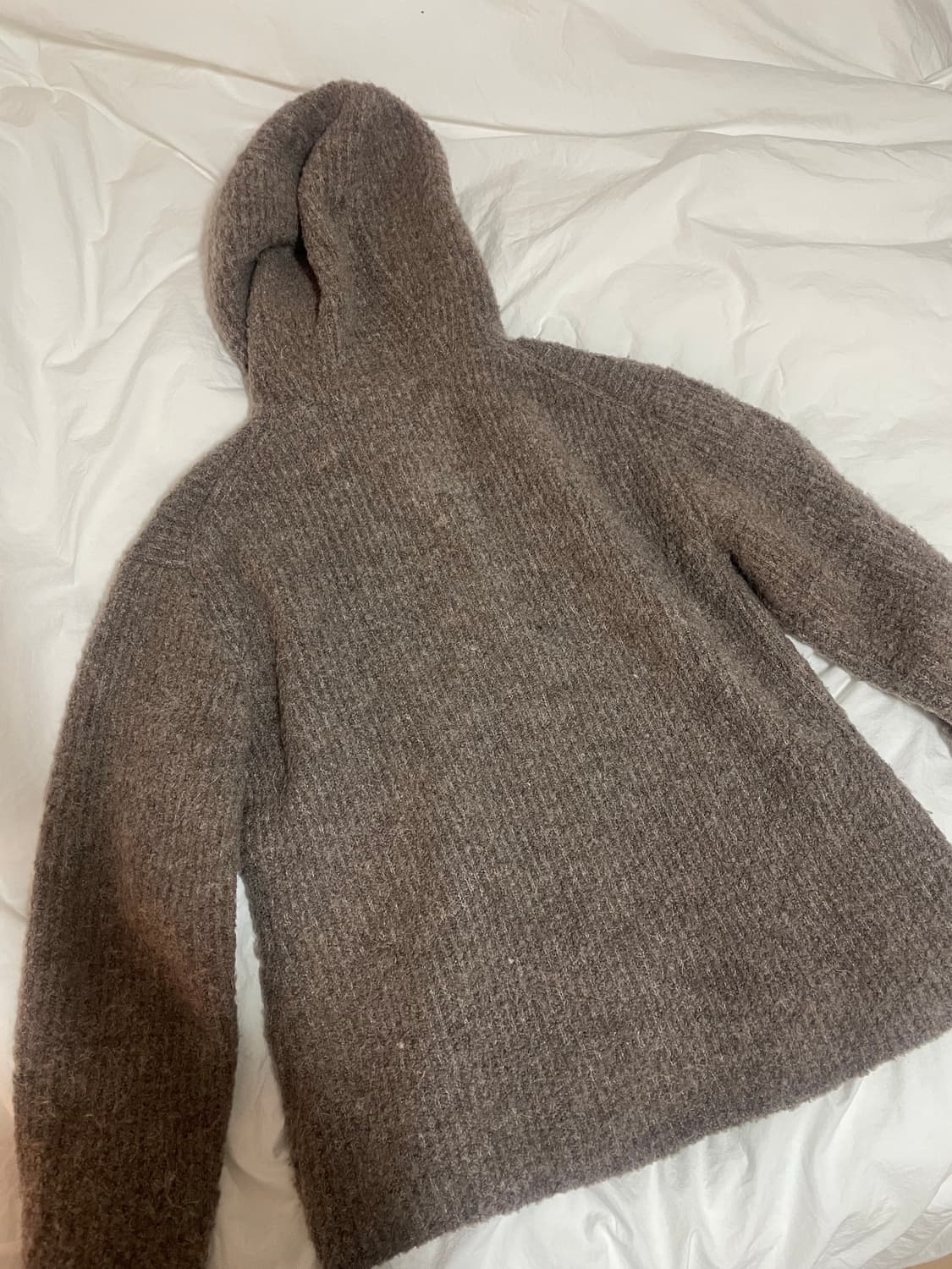 인사일런스 더스트 부클 후드 니트 M 상품이미지7