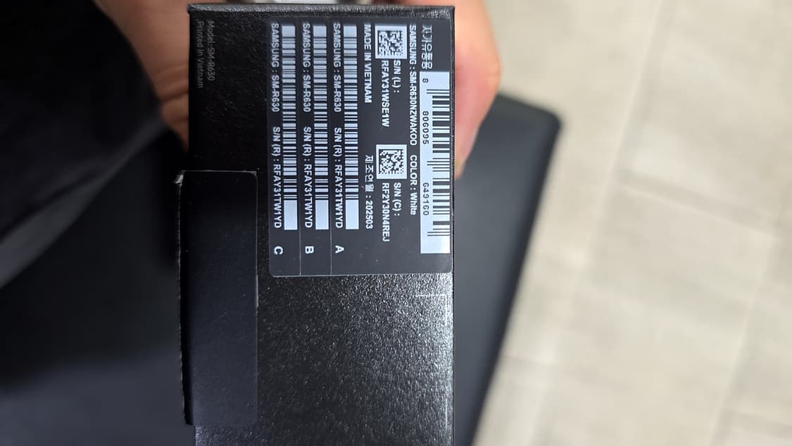 갤럭시 버즈3 프로 화이트 새상품 상품이미지5