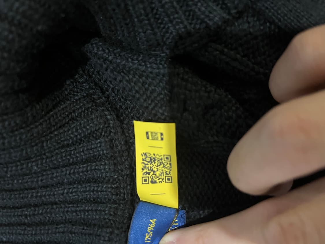 폴로 케이블 니트 반집업  상품이미지3