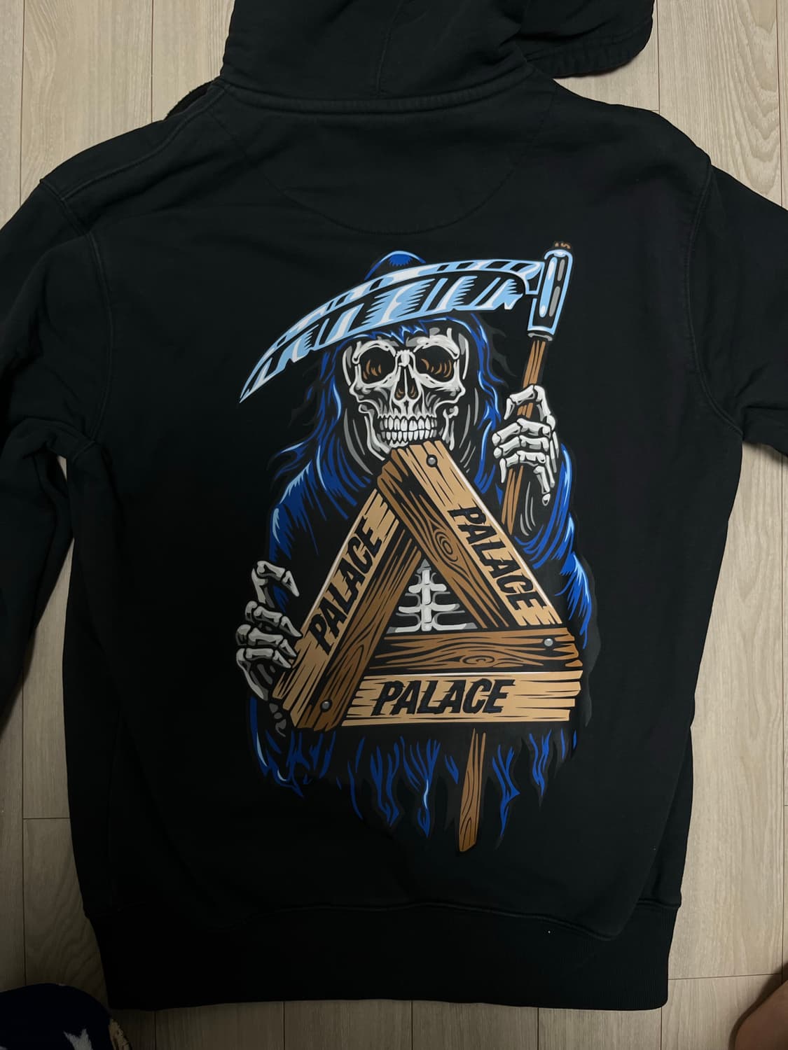 급처 팔라스 리퍼 블랙 후드티 23FW 상품이미지2