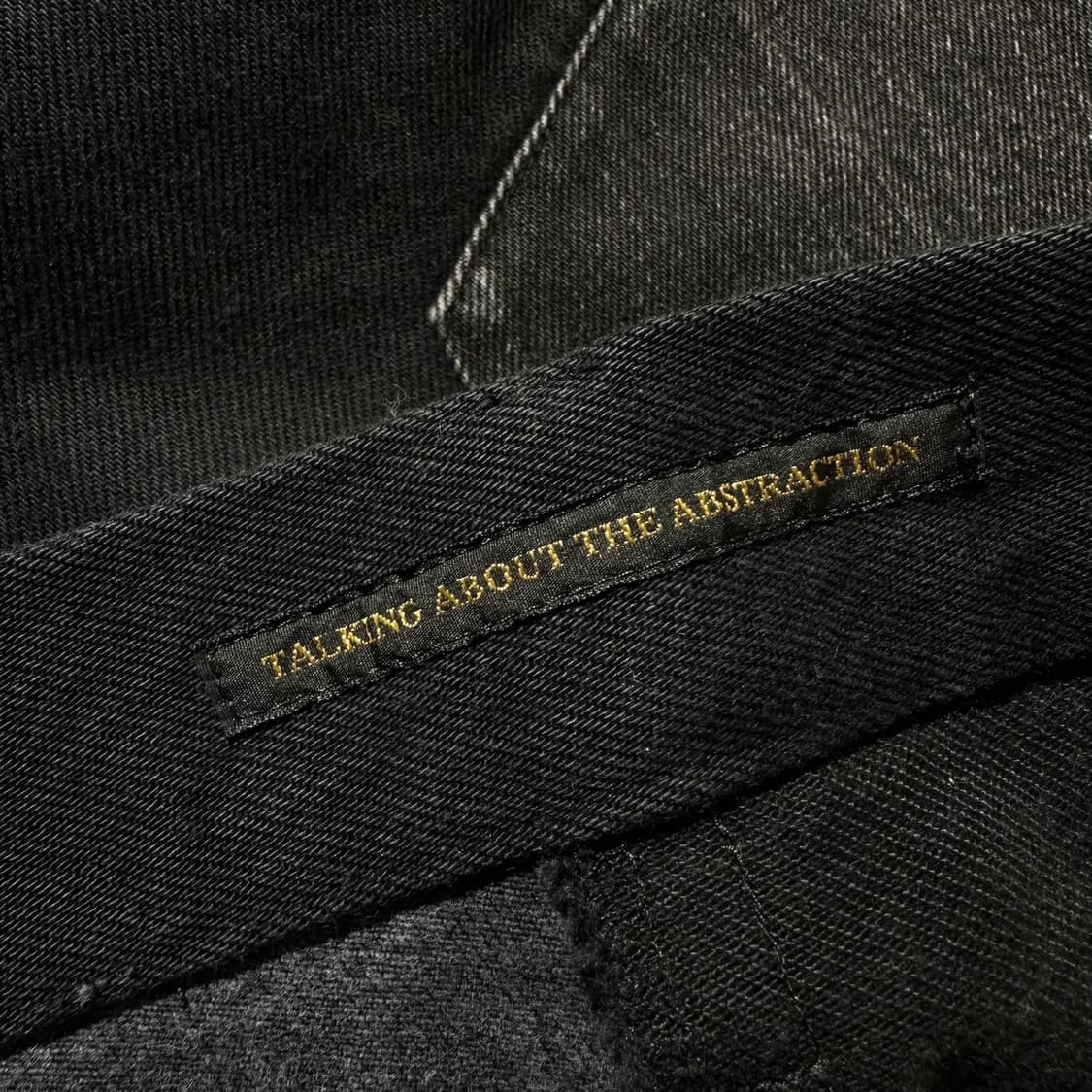 토킹 어바웃 더 앱스트랙션 패치워크 데님 팬츠 상품이미지4
