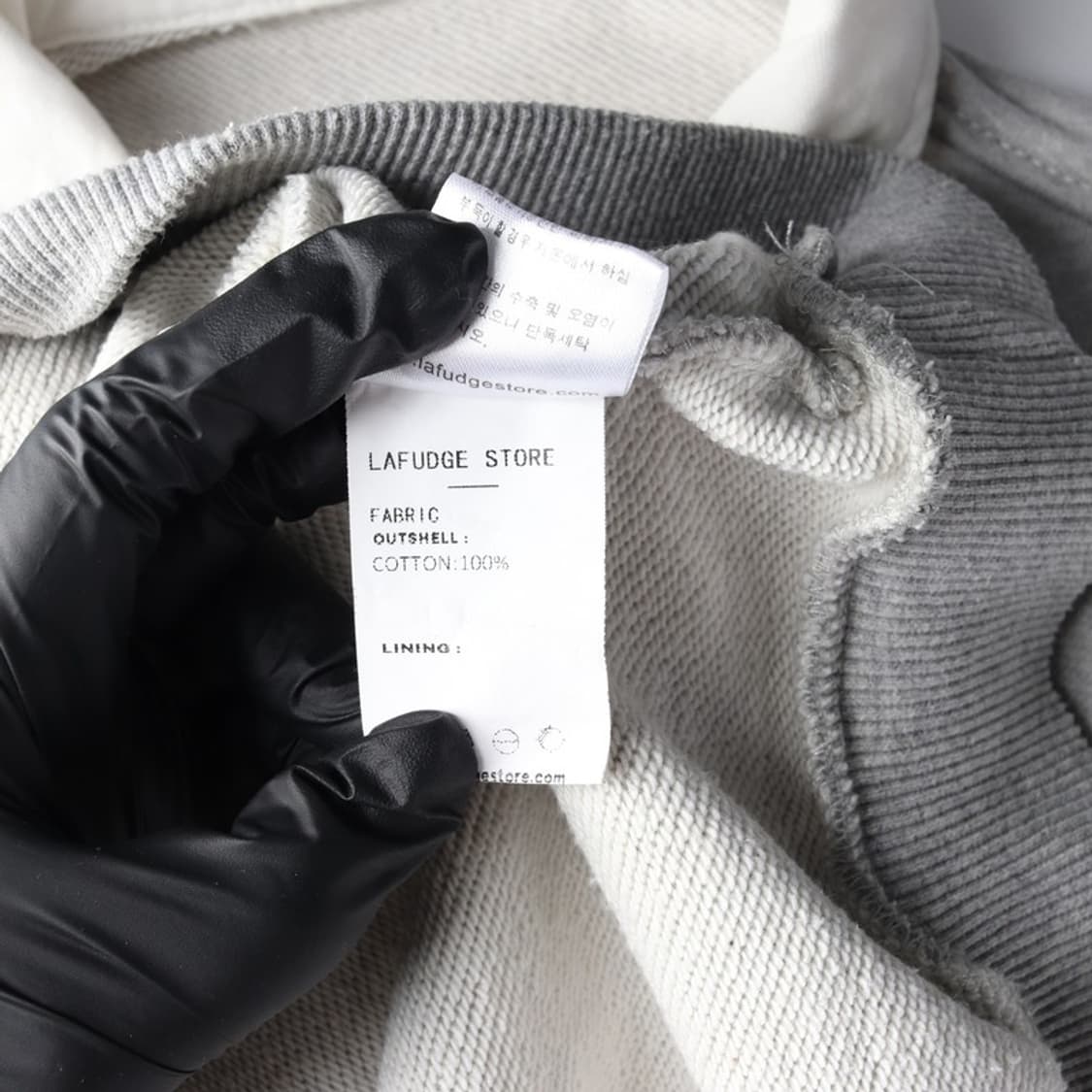 라퍼지스토어 헤비웨이트 럭비 카라 맨투맨 그레이 M 상품이미지8