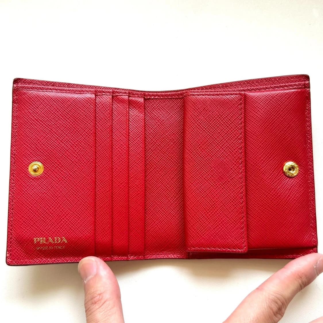 프라다 지갑 PRADA Leather Saffiano leather 상품이미지3