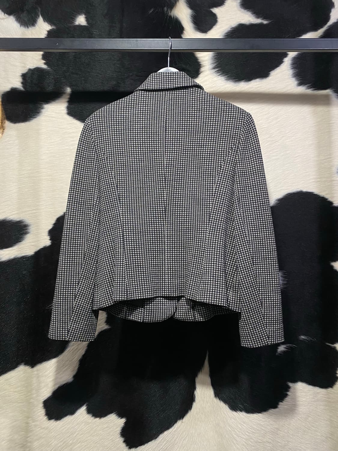 Pierre cardin 문양 버튼 크롭자켓 상품이미지4