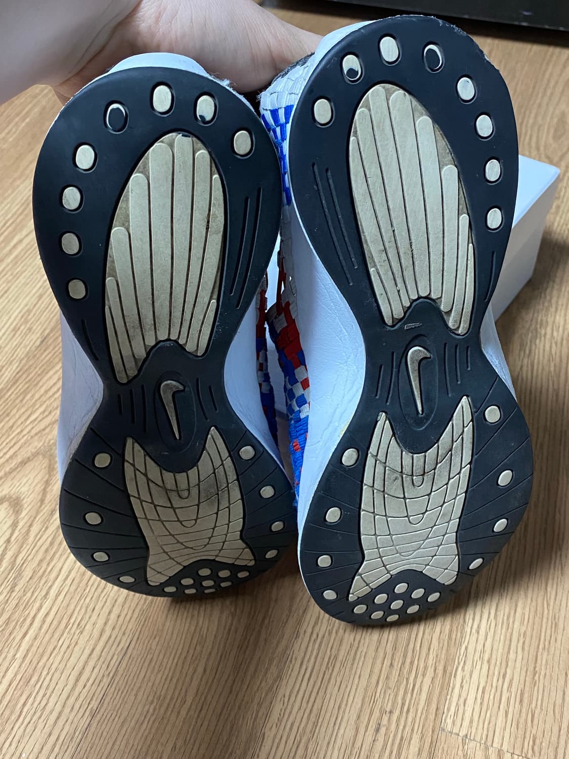 나이키 에어 우븐 블랙 러쉬 레드 상품이미지5