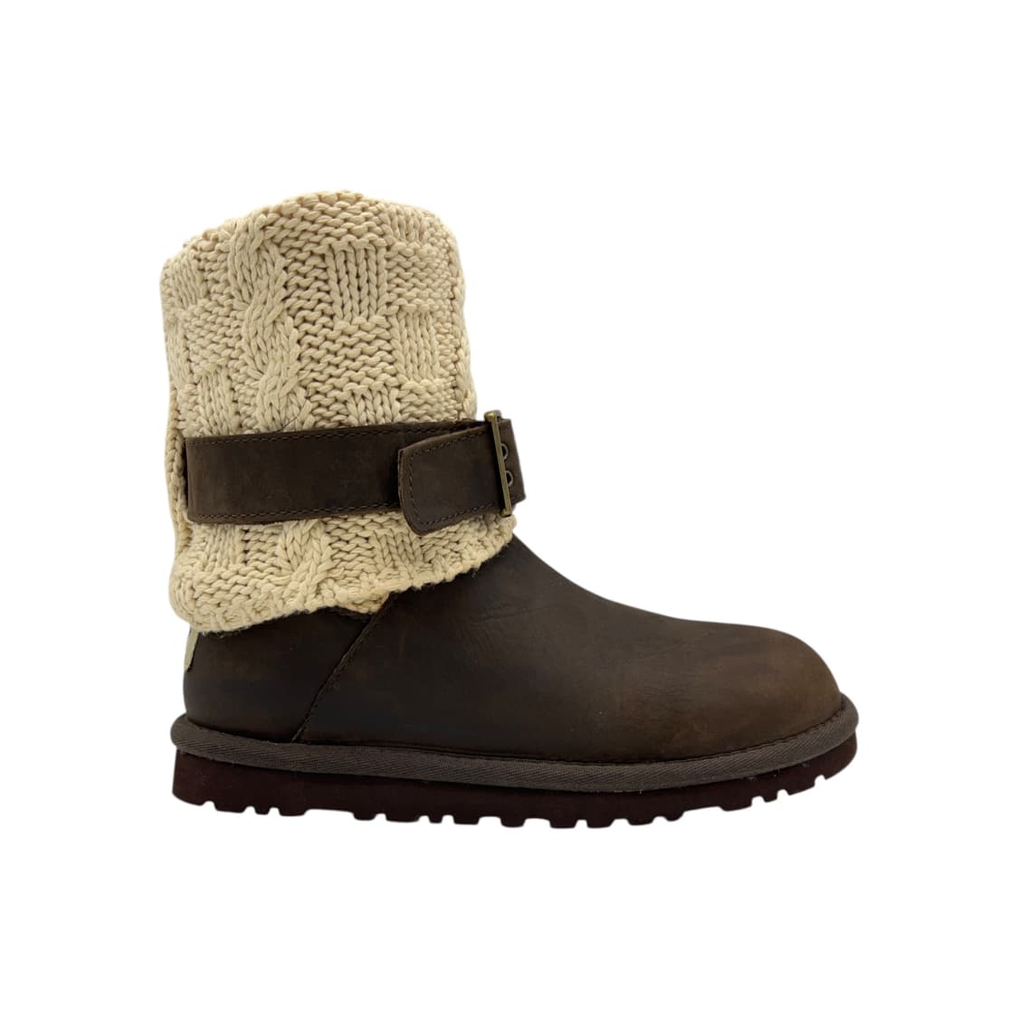 220 W 어그 니트 부츠 다크 브라운 상품이미지1